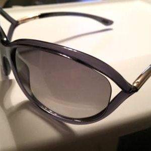 Tom Ford Jennifer TF8 Grey Vented Frame Sunglasses
